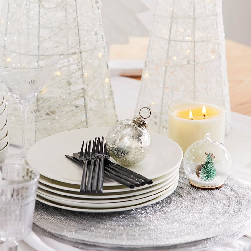 Cone Tree White Lights