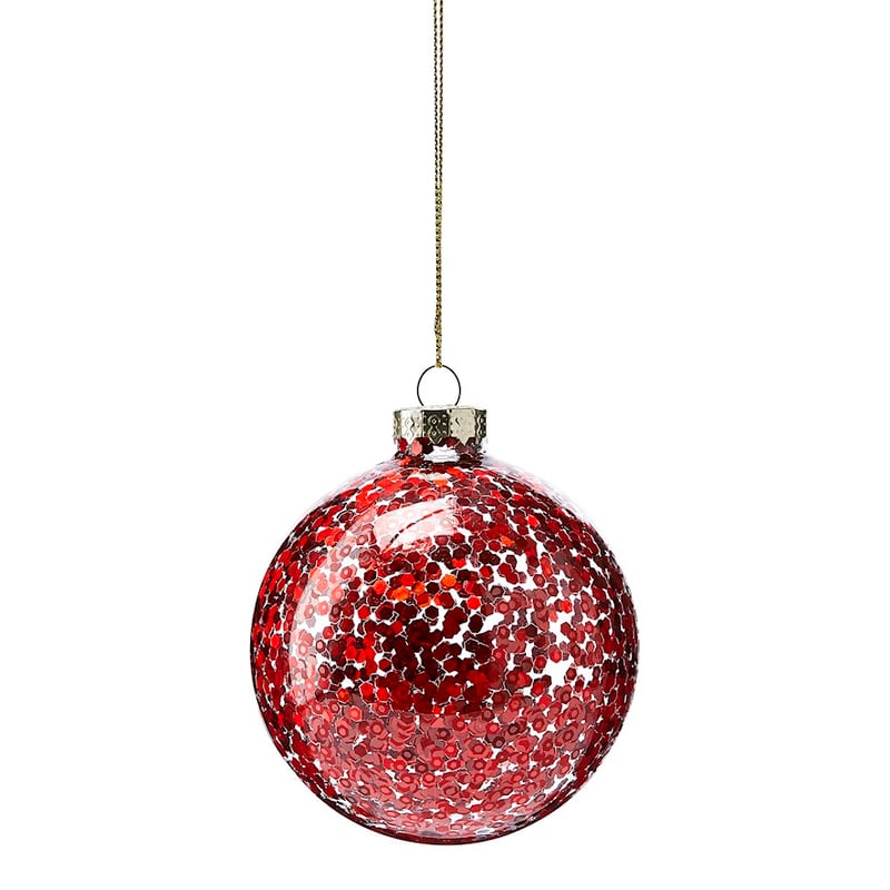 Red Sequin Bauble 