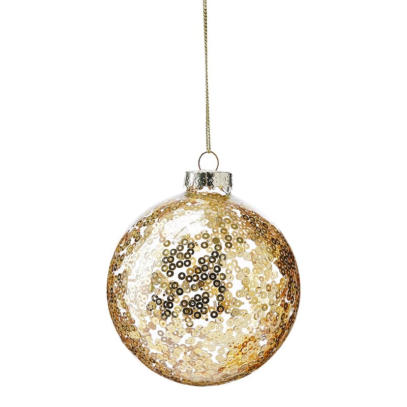 Gold Sequin Bauble 