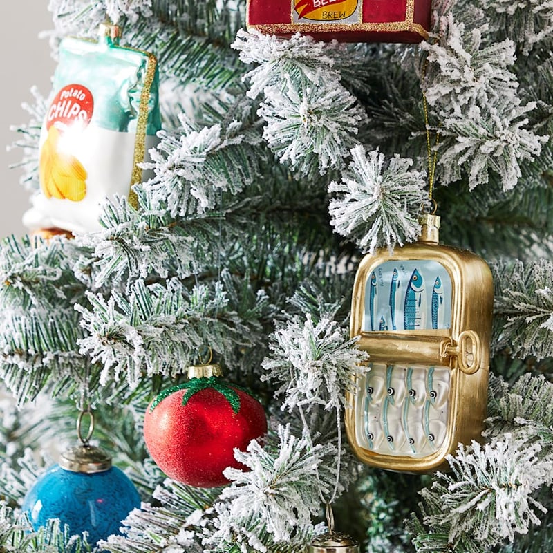 Antiqued Red Tomato Glass Decoration