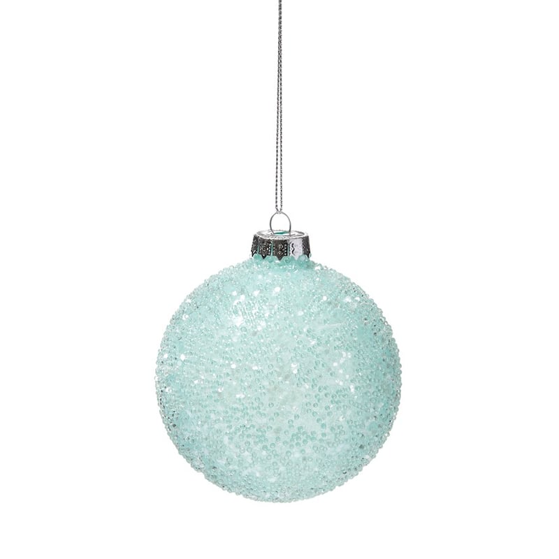 Glass Effect Light Aqua Bauble