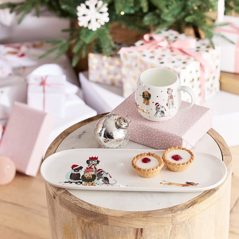 Christmas Dogs Tray