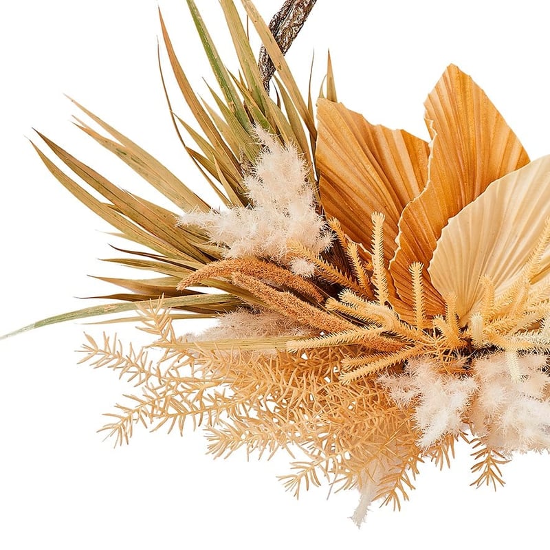 Boho Brown & Cream Fan Wreath