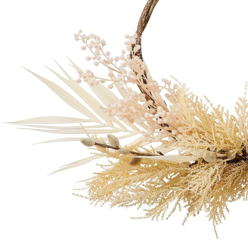 Boho Cream Cypress Wreath