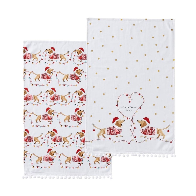 Christmas Love Tea Towels Pack of 2
