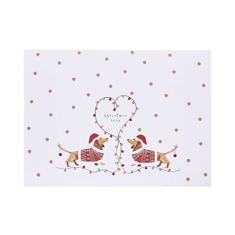 Novelty Christmas Love Paper Placemats Pack of 50