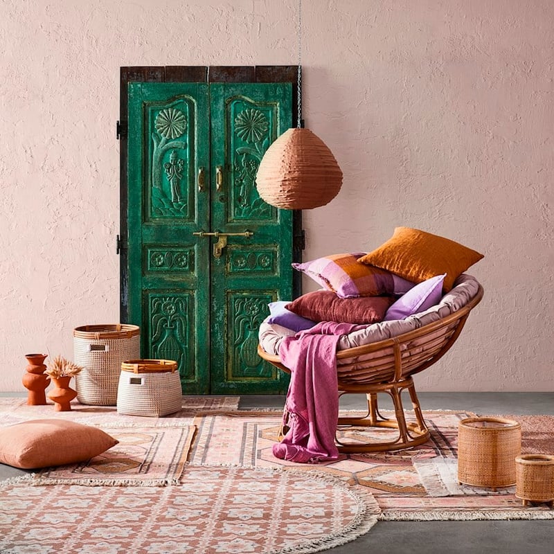 Malmo Linen Chocolate Cushion