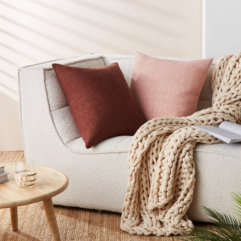 Malmo Mahogany Linen Cushion