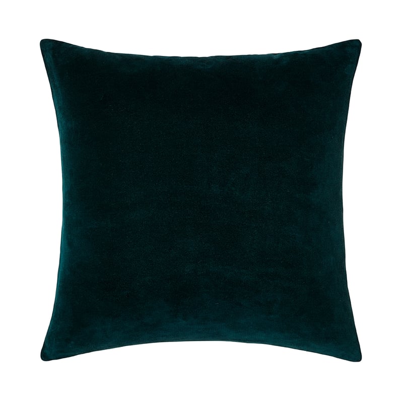 Bombay Velvet Cushion Bottle Green 