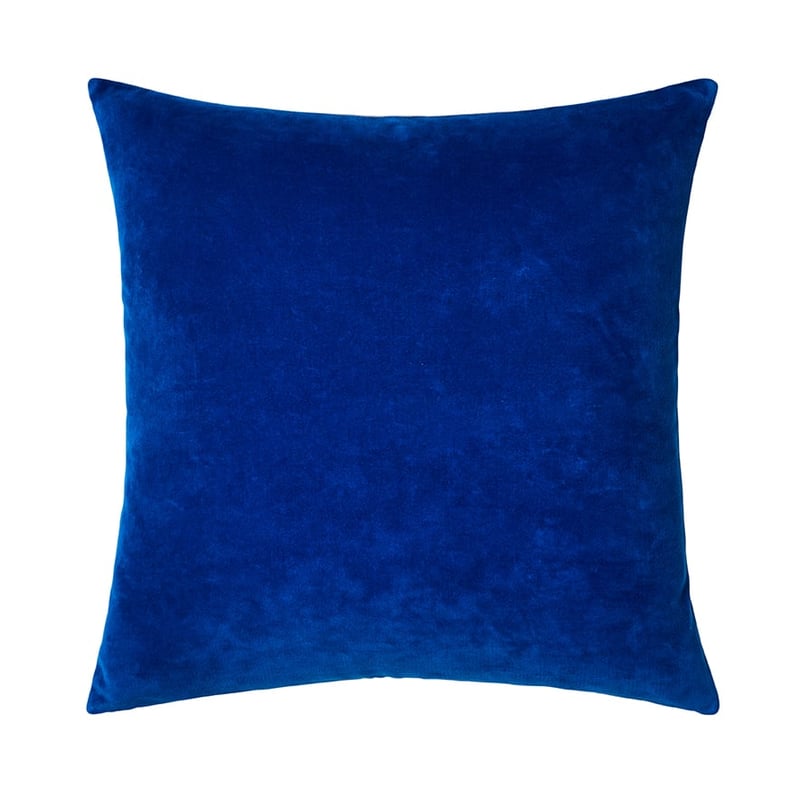 Bombay Velvet Cushion Electric Blue 