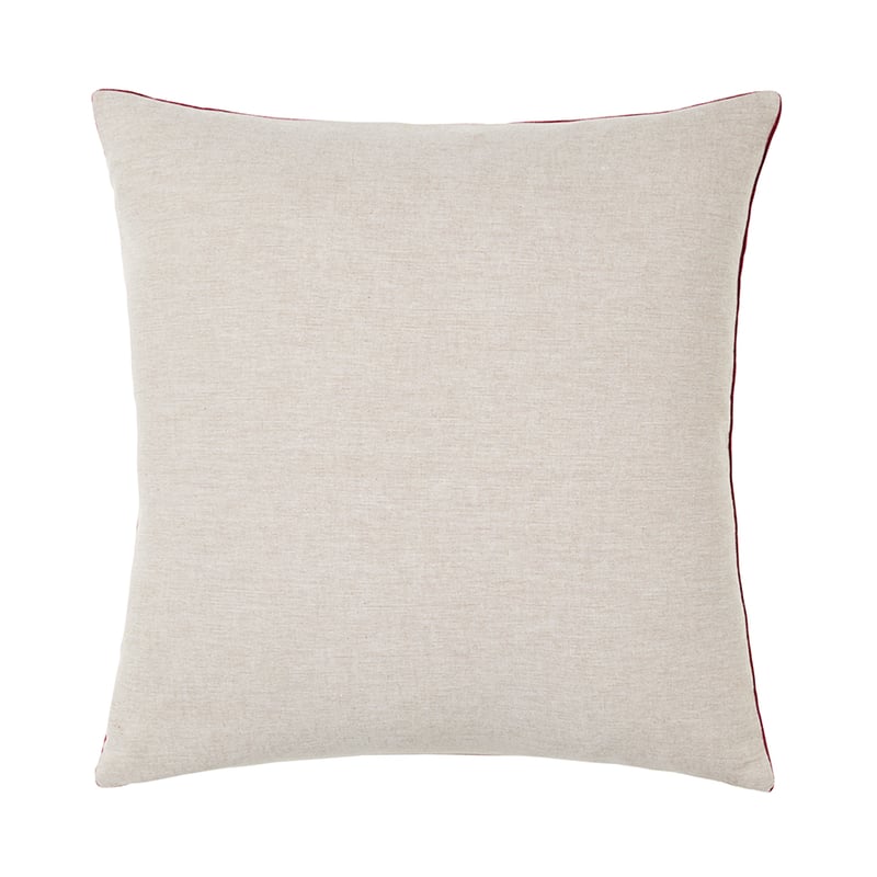 Bombay Velvet Cushion Raspberry 