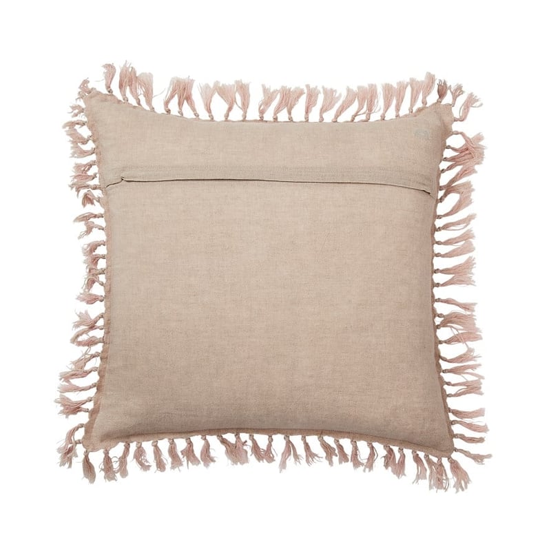 Genoa Vintage Washed Dusty Pink Linen Cushion