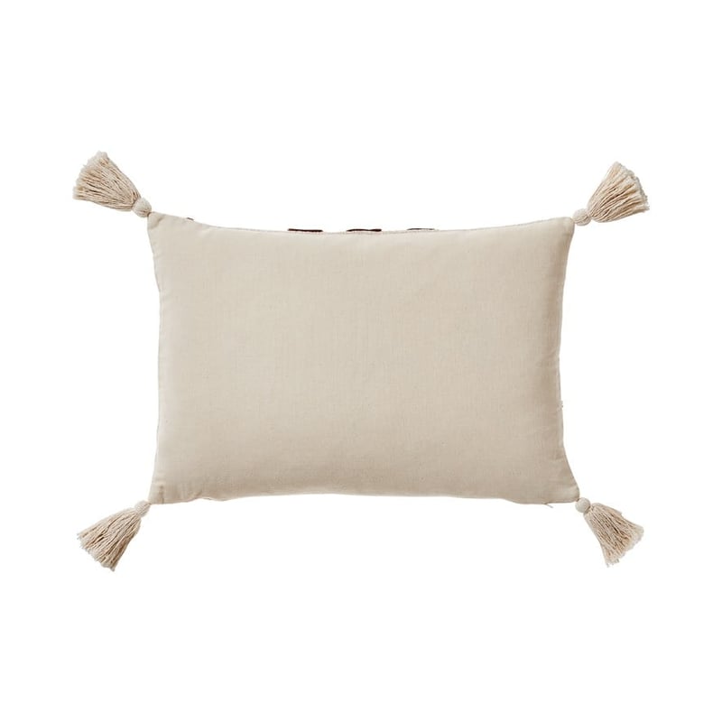 Red Earth Rust Natural Tufted Cushion