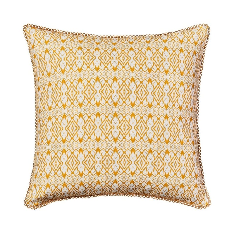 Karuk Mustard Tribal Cushion 