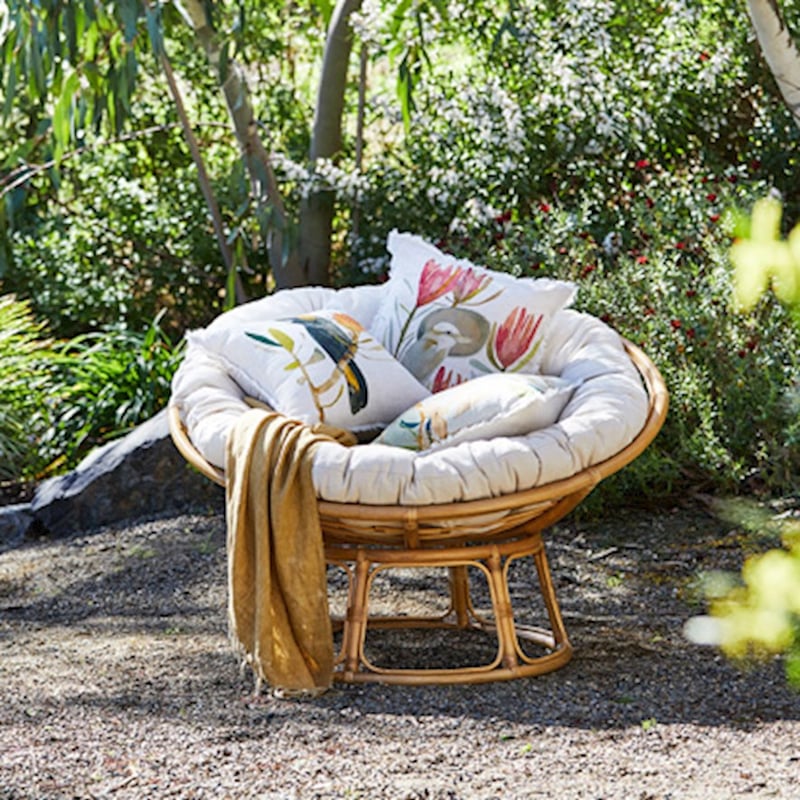 Dana Kinter Black Cockatoo Cushion