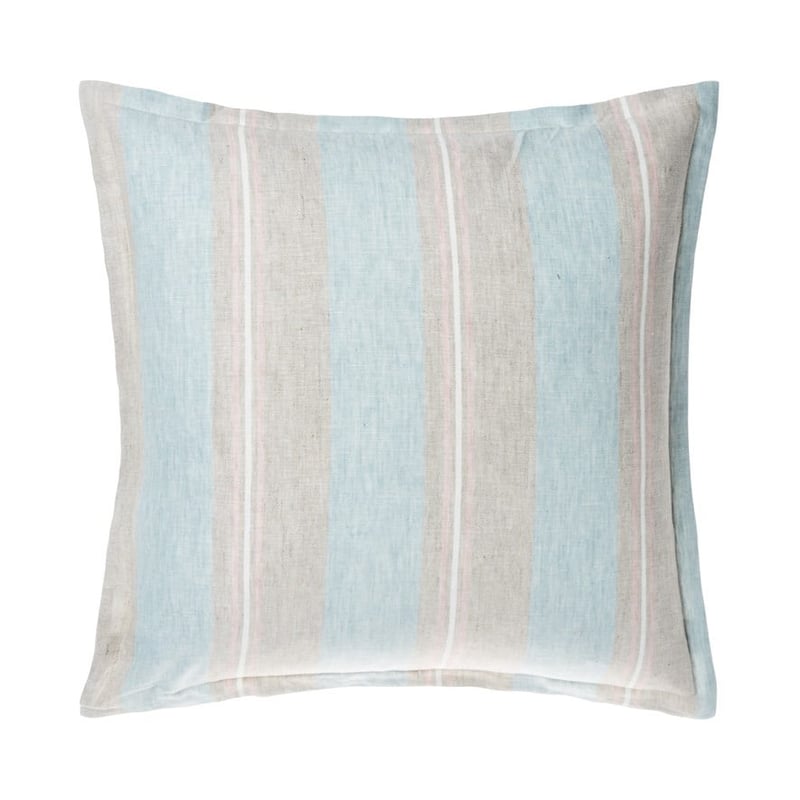 Capri Mint Stripe Cushion 