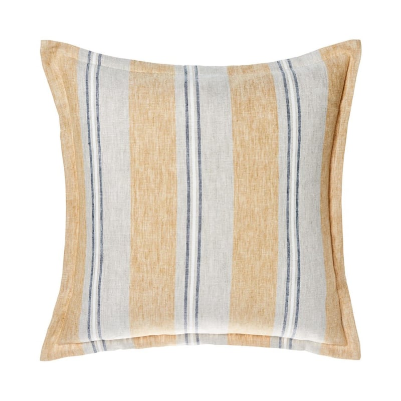 Capri Mustard Stripe Cushion 