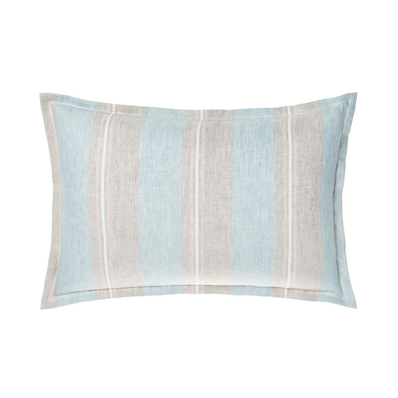 Capri Mint Stripe Long Cushion 