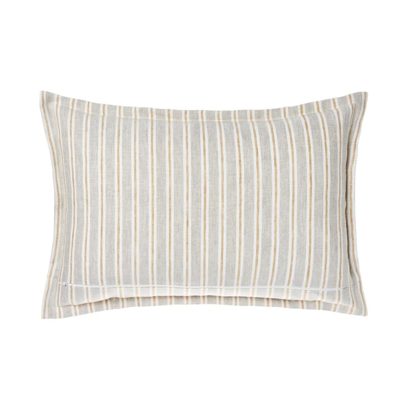 Capri Mustard Stripe Long Cushion 