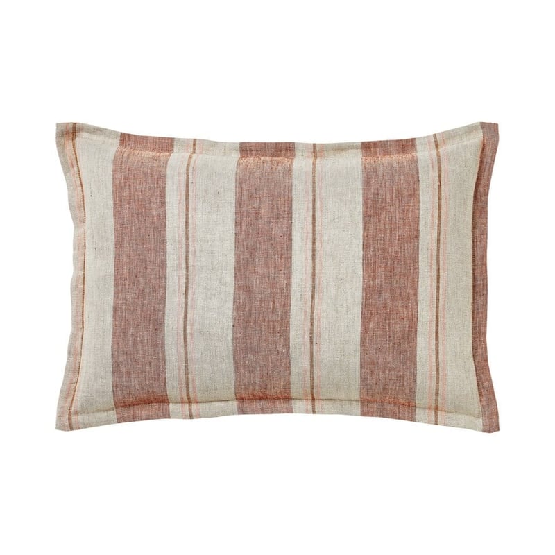 Capri Rust Stripe Long Cushion 