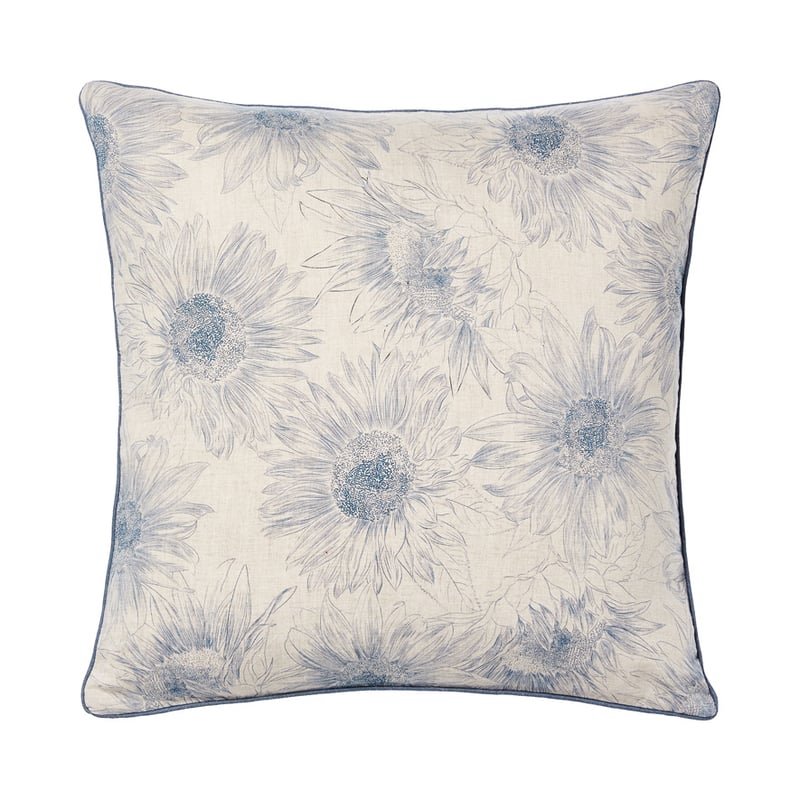 Sunflower Navy Cushion