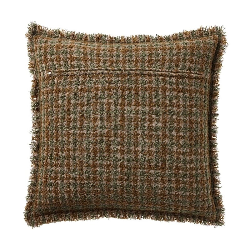 Maxwell Slate & Chartreuse Cushion 