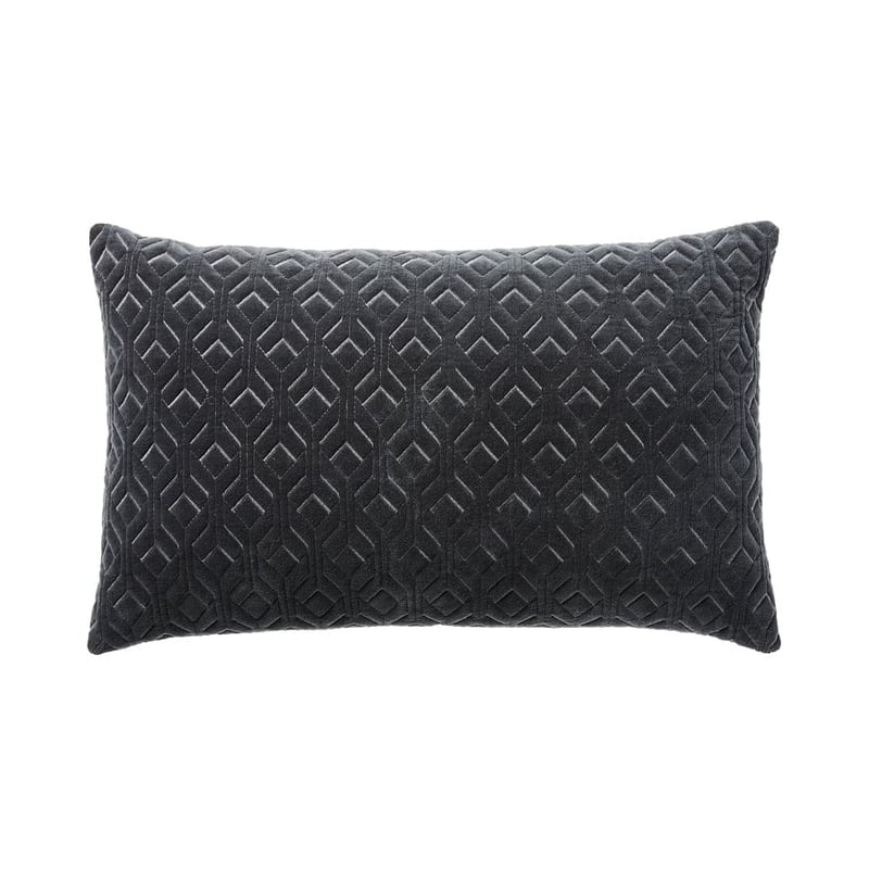 Sacramento Slate Velvet Cushion