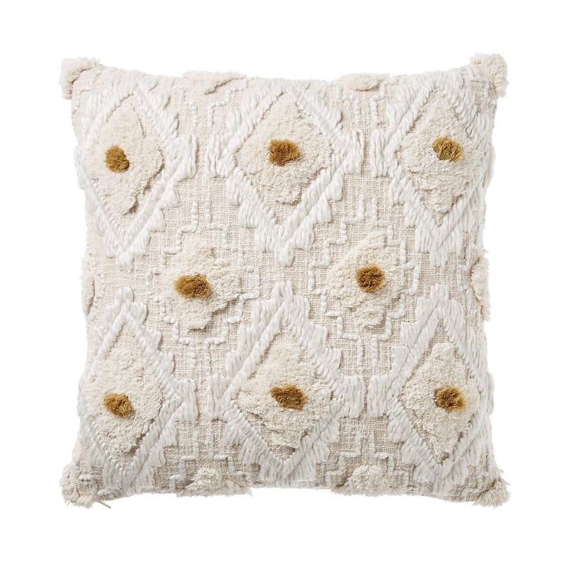 Mara Natural & Mustard Cushion