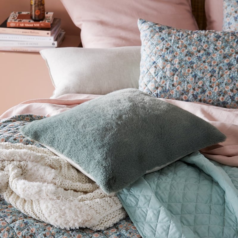 Astoria Sage Fur Cushion
