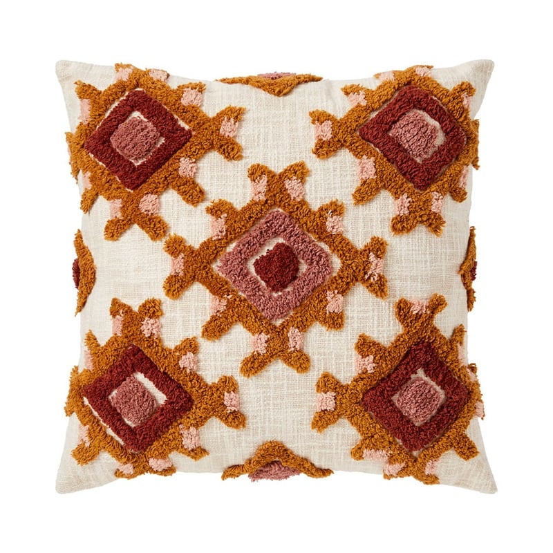 Gibson Tufted Amber & Rose Cushion