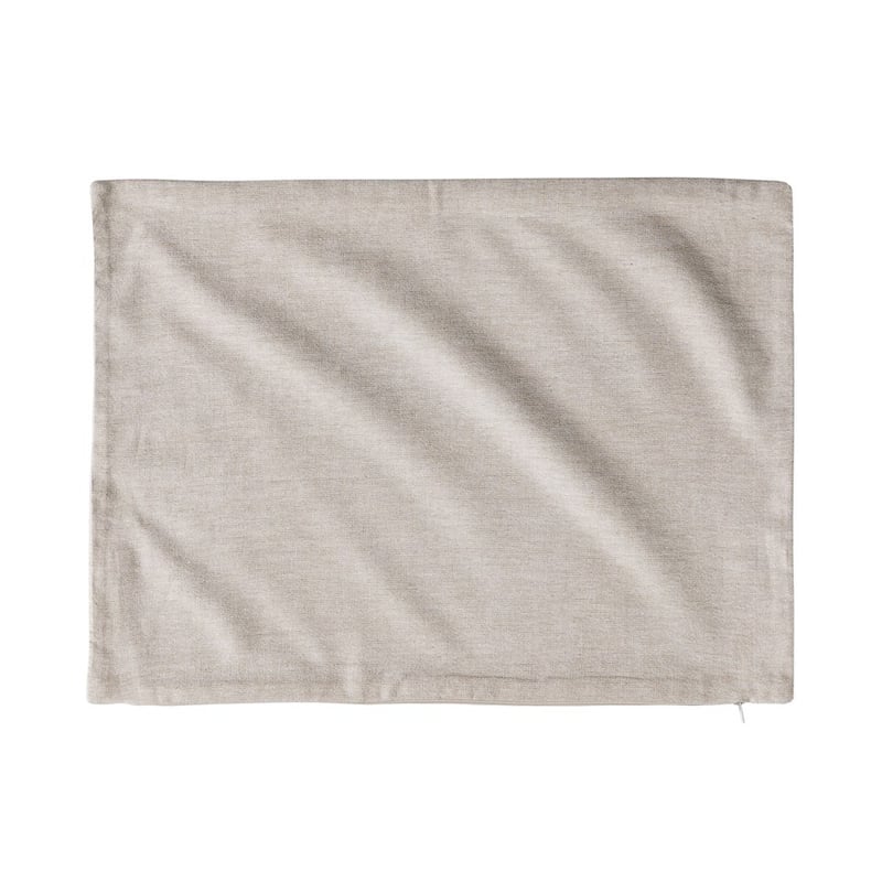 Bombay Velvet Mustard & Natural Long Cushion Cover