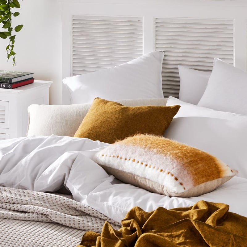 Pasadena Mustard & Pink Cushion 