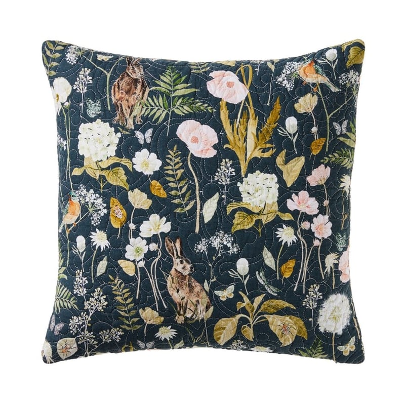 Elk Teal Linen Cushion