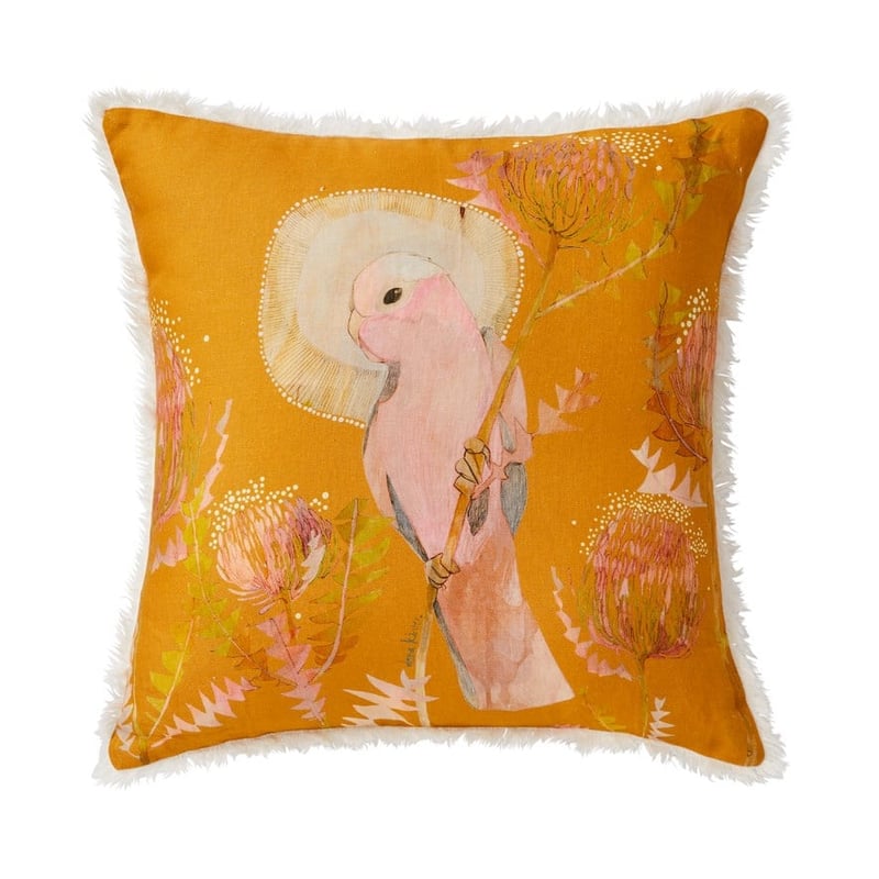 Dana Kinter Galah On Sunset Cushion 