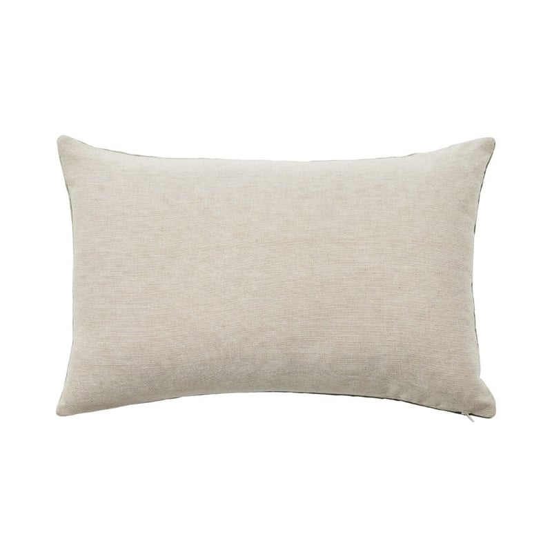 Bombay Quilted Sage Velvet Cushion