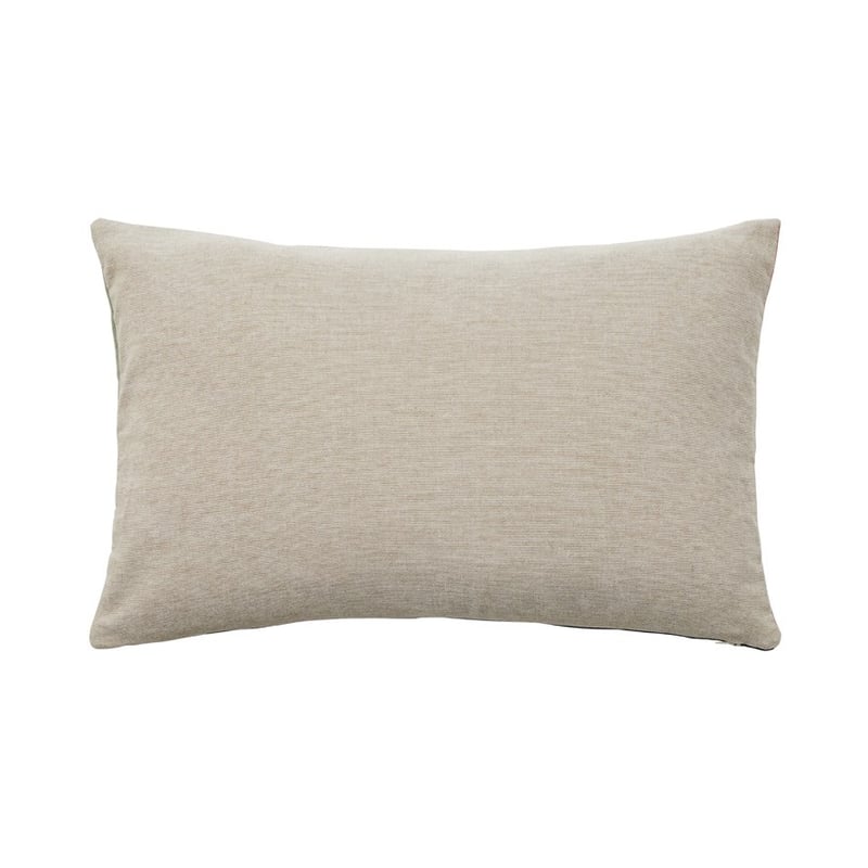 Bombay Splice Misty Pink, Navy & Sage Velvet Cushion