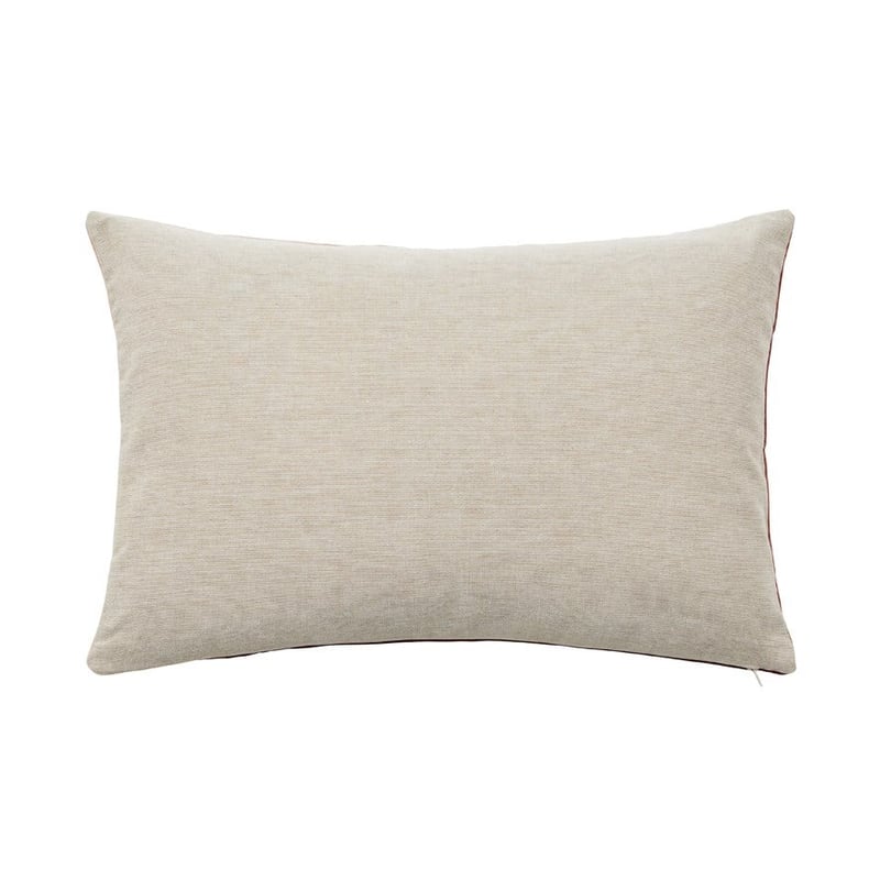 Bombay Splice Rose, Rust & Misty Pink Velvet Cushion
