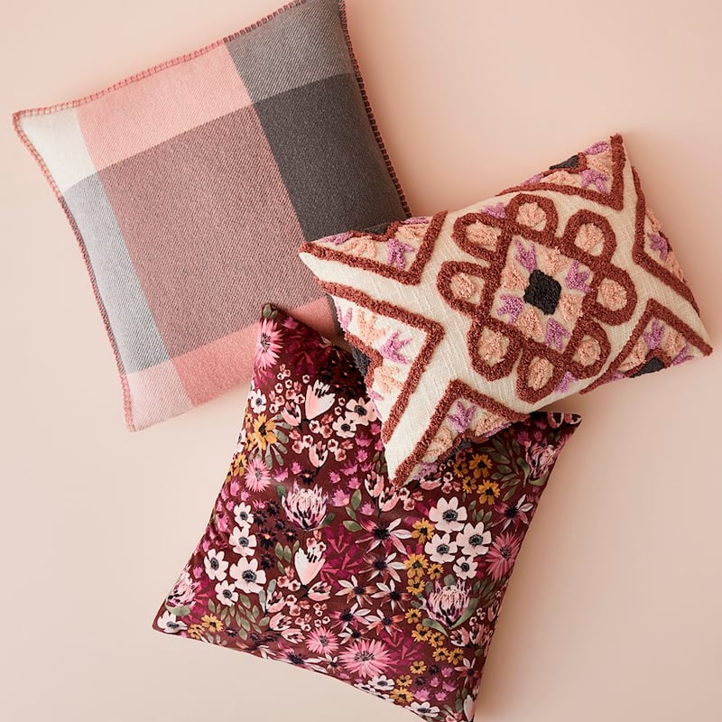 Holland Pink Wool Cushion 