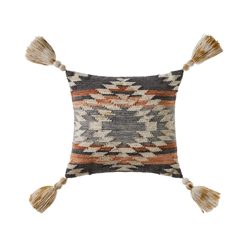 Skagen Grey & Rust Cushion