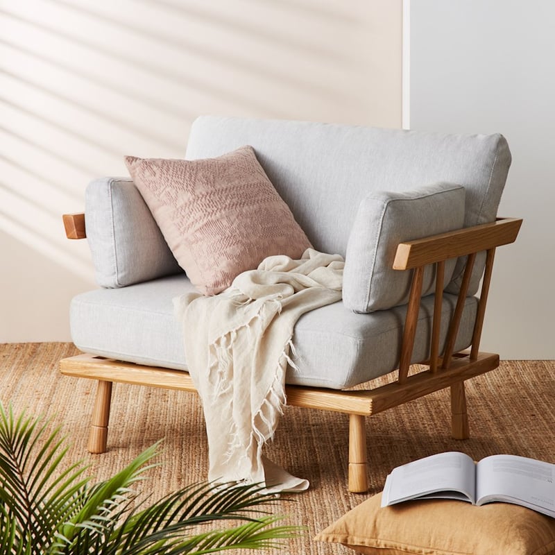 Madaya Blush Linen Cushion