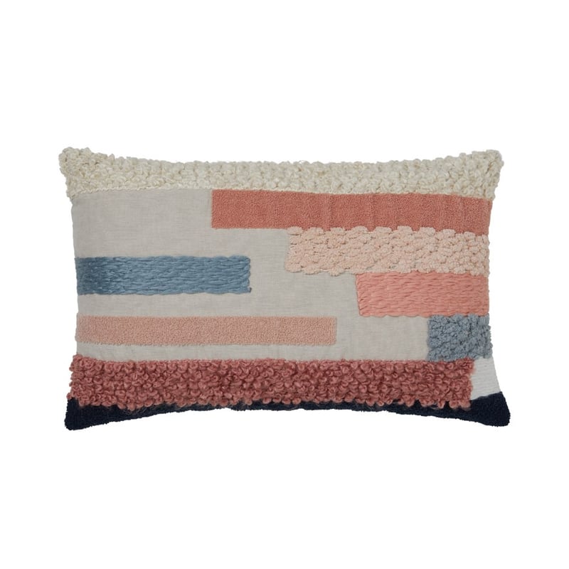 Damascus Pinks & Navy Cushion