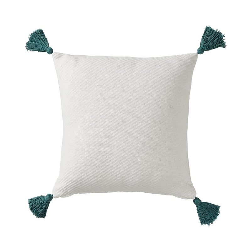 Moroccan Pink & Teal Tufted Square Cushion