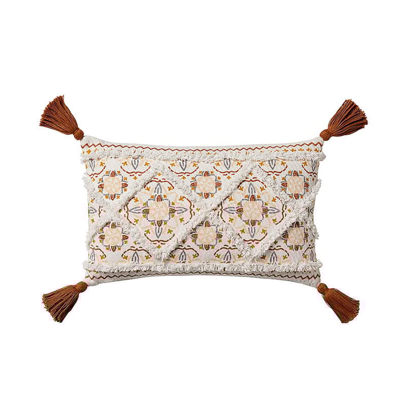 Moroccan Natural Tufted Long Cushion