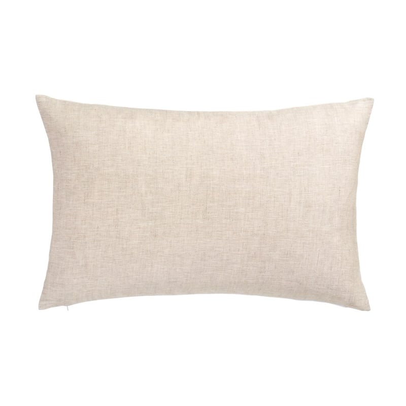 Festive Natural & Red Dachshund Cushion 