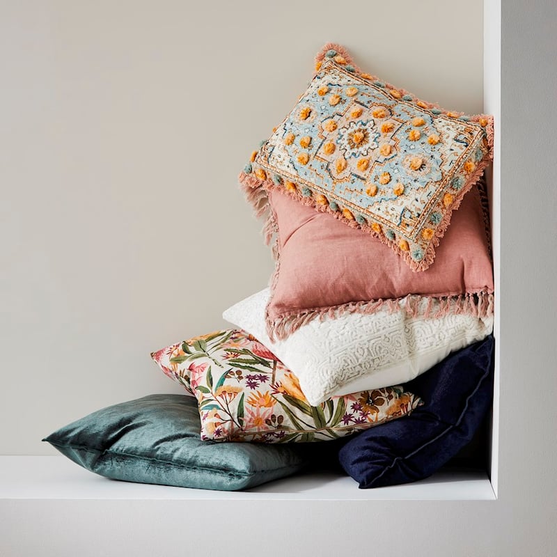 Joplin Pink & Blue Cushion