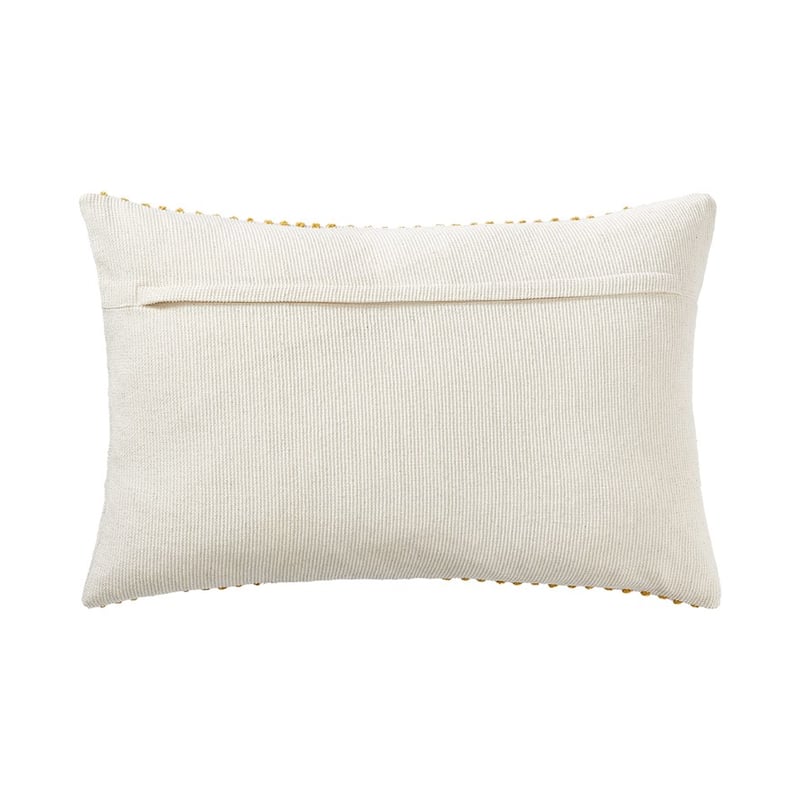 Berkeley Tufted Mustard & Pink Cushion