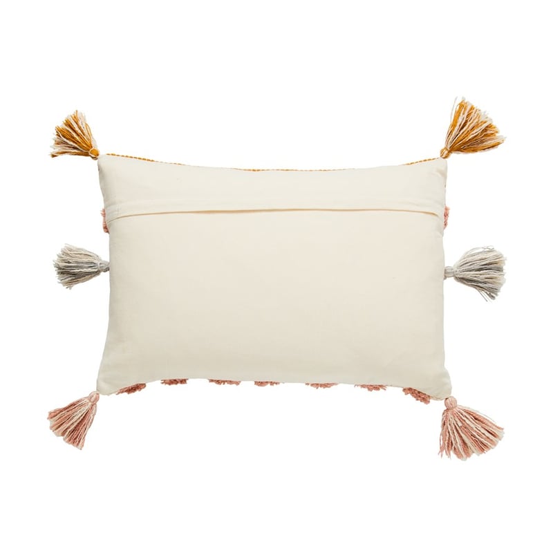 Calabria Mustard & Pink & Grey Cushion
