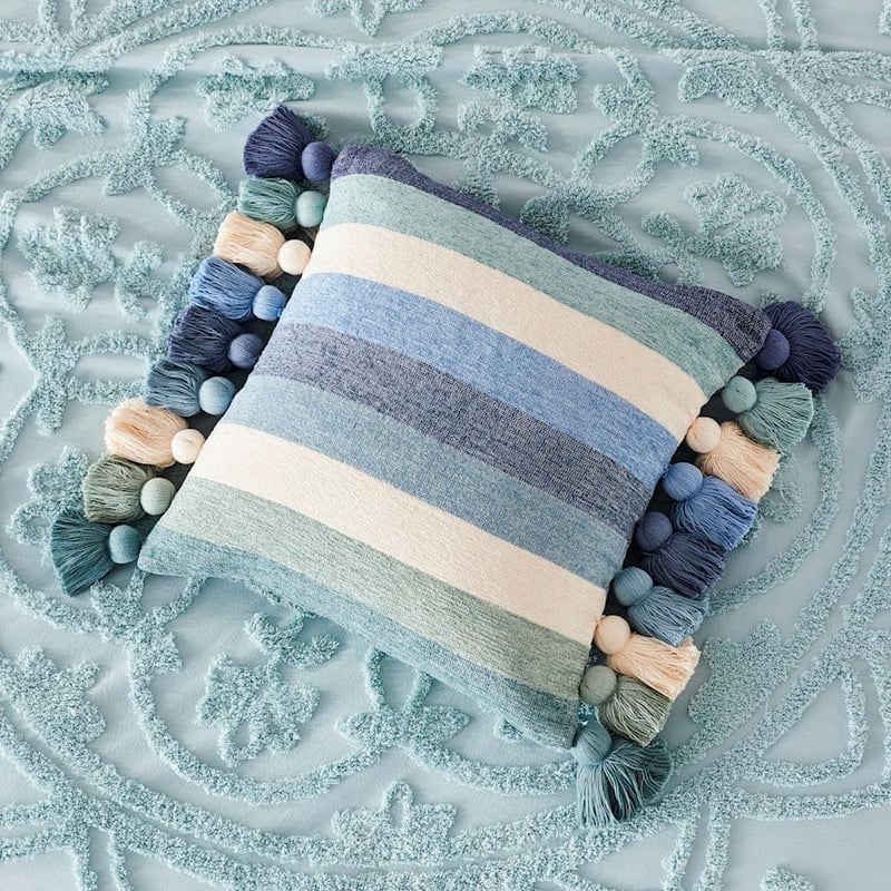 Antwerp Green & Blue Cushion