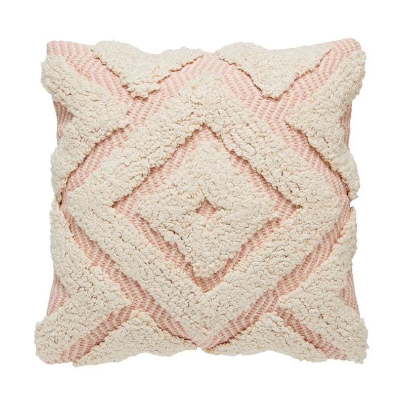 Tulum Natural & Pink Cushion