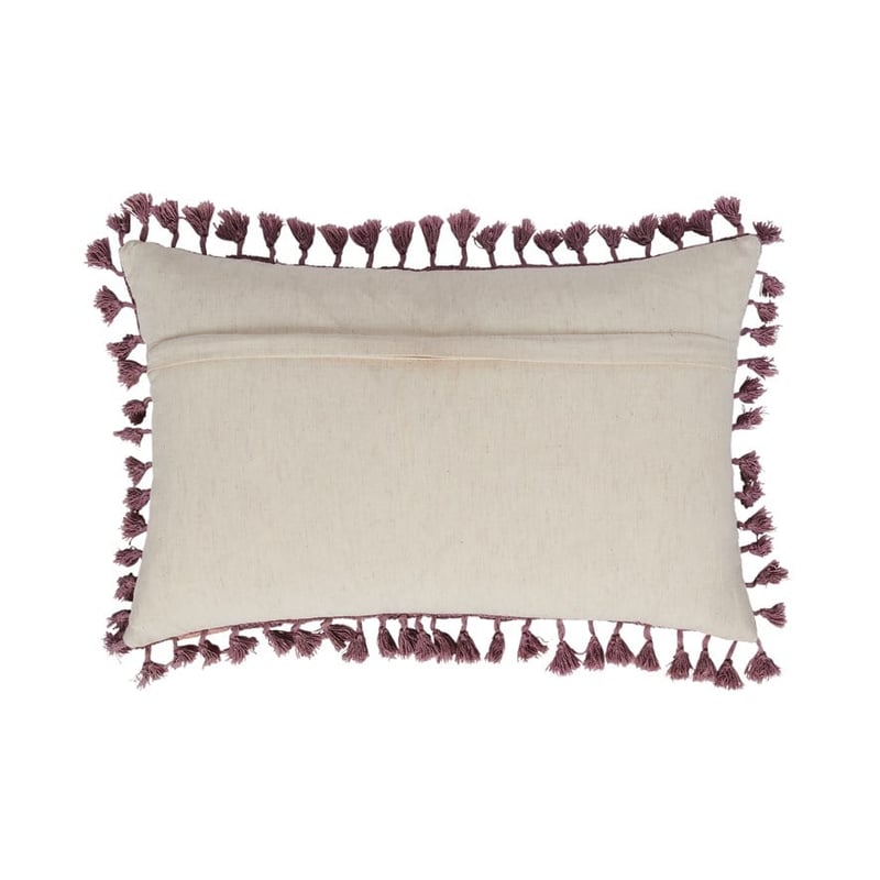 Assakina Pink & Mauve & Bronze Long Cushion 